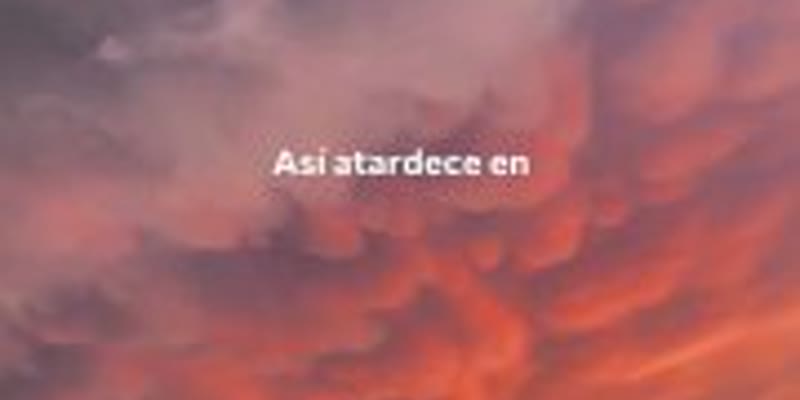 Облаци маматуси при залез слънце в Пунта дел Диабло